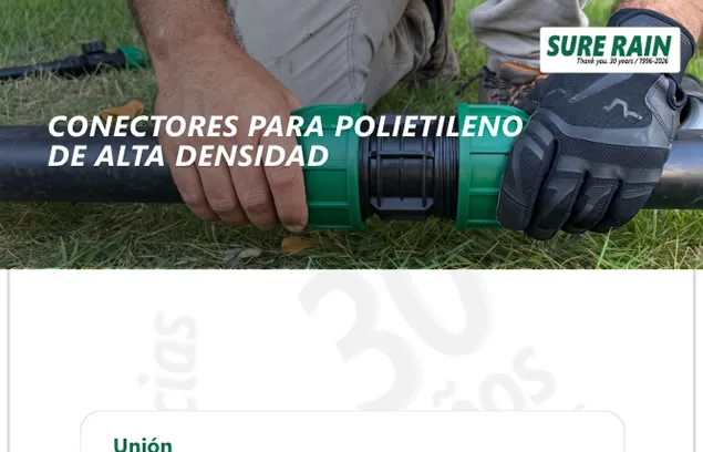 Conectores para Polietileno de Alta Densidad
