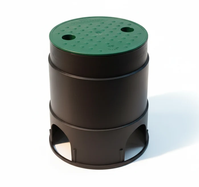Caja Circular Mini Plástica Alfa